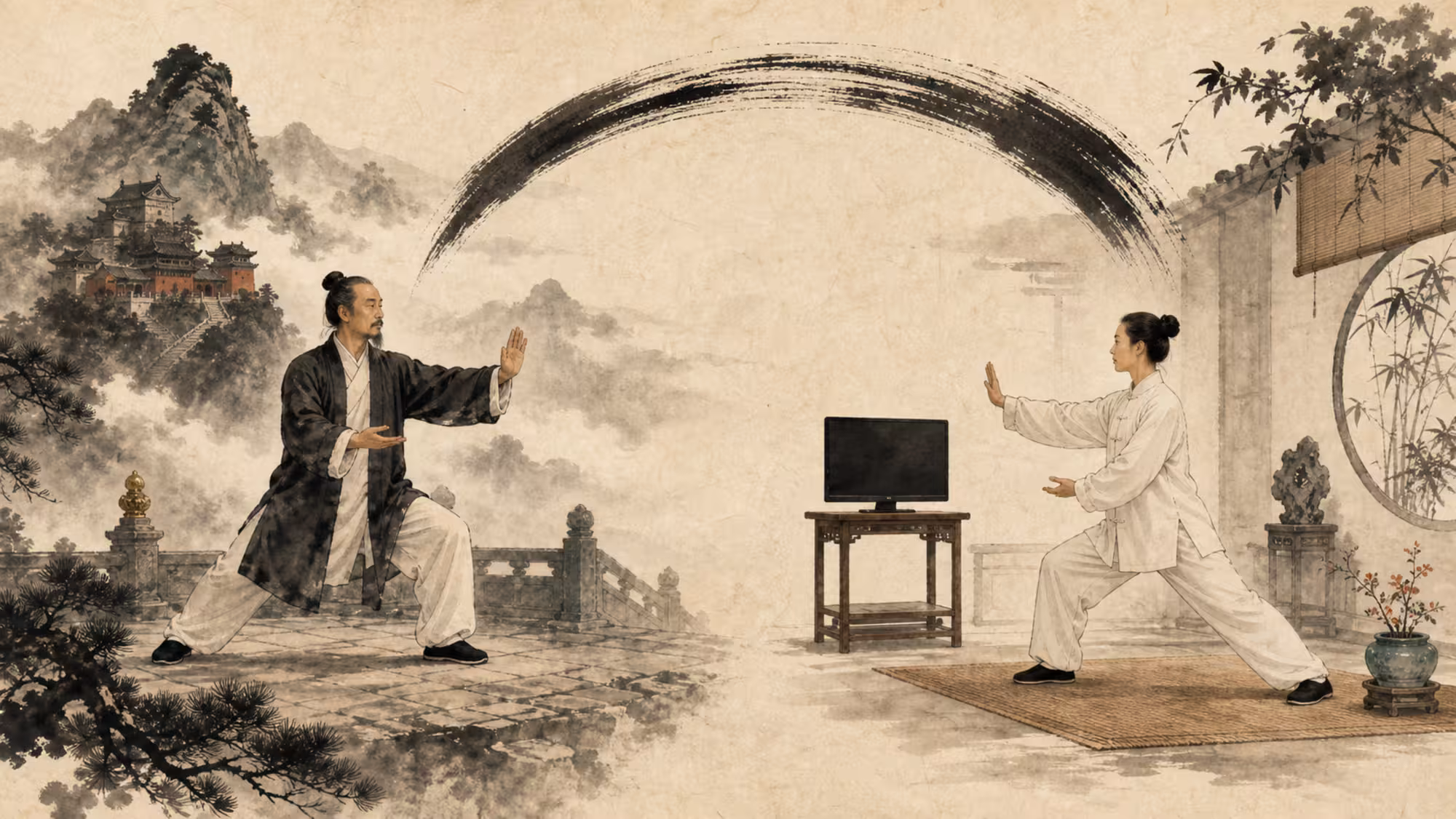 Taiji und Qigong lernen, wenn der Lehrer weit entfernt ist