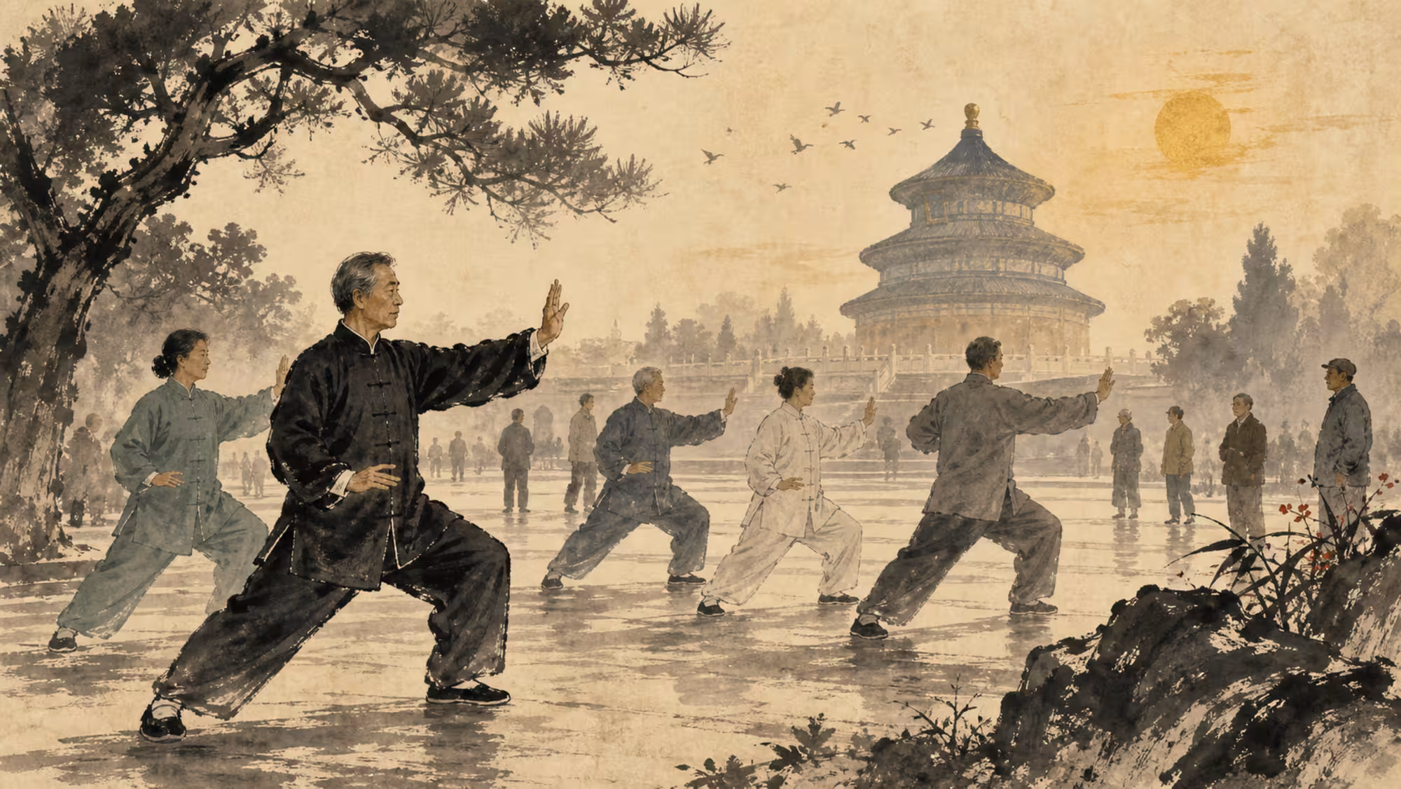 Beijinger Park-Taiji ist wieder öffentlich im Blick