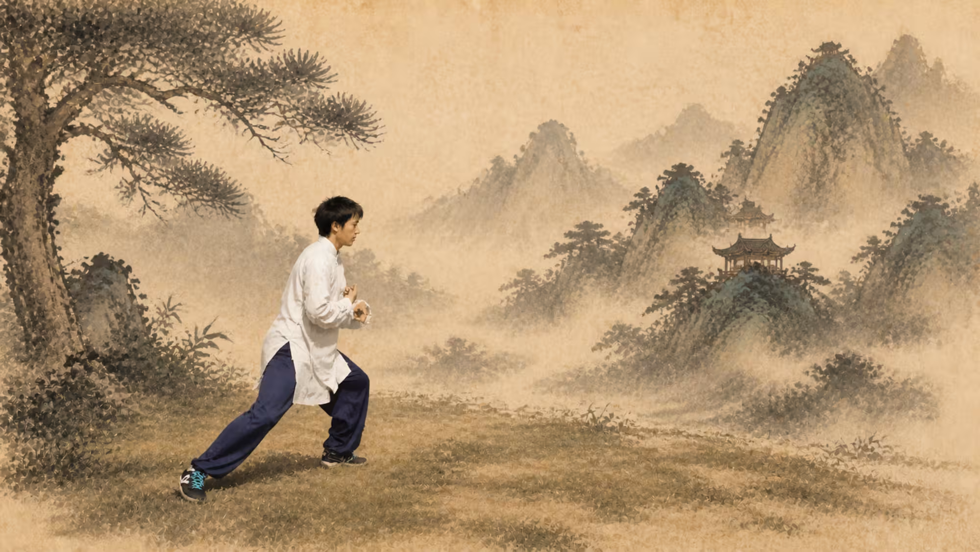 Fu Hu Quan — Beating the Tiger Form